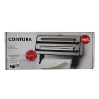 Emsa 504180 Contura 3-fach-Schneidabroller, Edelstahl,...