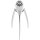 Alessi PSJS JUICY SALIF Zitronenpresse aus Gußaluminium, glänzend, silber