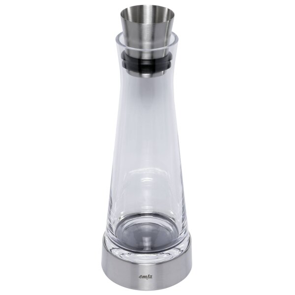 Emsa Flow Slim Kühlkaraffe glas 1,0l 514233