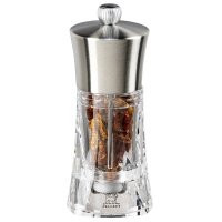 Peugeot OUESSANT Chilimühle Edelstahl/Transparent 14 cm