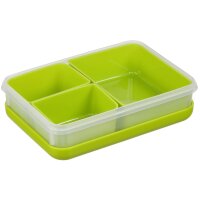 Emsa Clip&Go Lunchbox 518098 1,2l Transparent/Grün