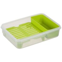 Emsa Clip&Go Brunchbox 518099 1,2l Transparent/Grün