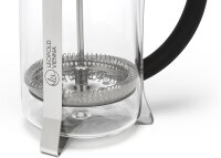 Leopold Vienna Kaffeebereiter 1l 8 Tassen Glas/Edelstahl...
