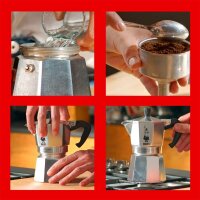 Bialetti Moka Express, Espressokocher für 18 Tassen