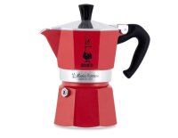 Bialetti Moka Express Rot, Espressokocher für 3 Tassen