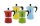 Bialetti Espressokocher Rainbow 3 Tassen hellblau