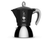 Bialetti Moka Induktion, Schwarz, Espressokocher für...