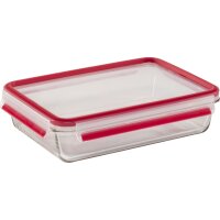 Emsa N10509 Clip & Close Glas Frischhaltedosen-Set...