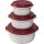 Emsa Micro Family Mikrowelle Starterset Rot 3-tlg.