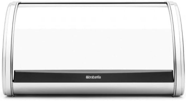 Brabantia Klappbrotkasten Front rund, Stahl glänz., med