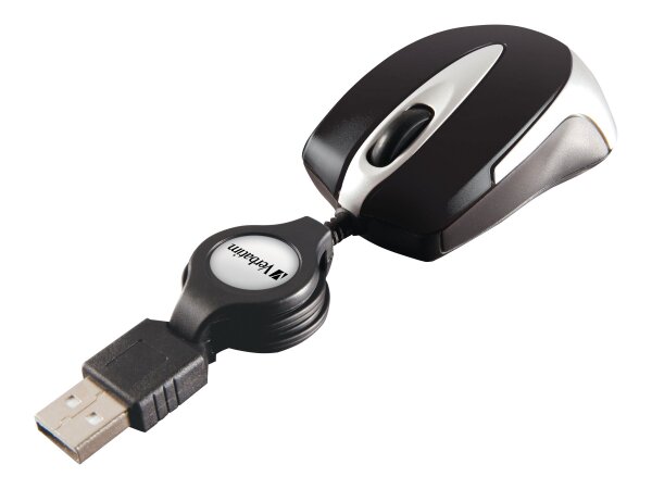 Verbatim Go Mini Optical Travel Mouse – Schwarz
