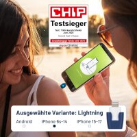 heat it - Insektenstichheiler für dein Smartphone - Chemiefreie Behandlung von Juckreiz & Schmerz mit konzentrierter Wärme - für iPhone 6s bis 14 (Lightning)