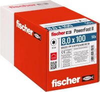 Fischer PowerFast II 8,0x100 TK TX TG blvz 50