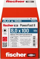 Fischer PowerFast II 8,0x100 TK TX TG blvz 50