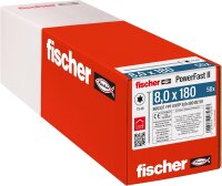 Fischer PowerFast II 8,0x180 TK TX TG blvz 50