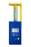 Varta LCD Battery Tester Batterietester Blau, Gelb