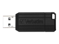 Verbatim PinStripe - USB-Stick 32 GB - Schwarz