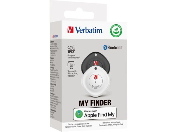 Verbatim 32134 GPS-Tracker/-Finder Persönlich Schwarz, Weiß
