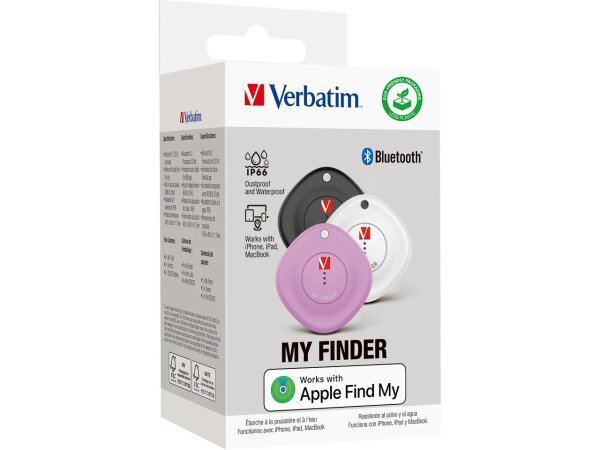 Verbatim 32135 GPS-Tracker/-Finder Persönlich Schwarz, Pink, Weiß