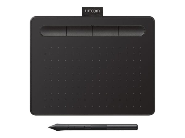 Wacom Intuos S Grafiktablett Schwarz 2540 lpi 152 x 95 mm USB