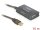 Delock USB 2.0 Verlängerungskabel 10 m aktiv mit 4 Port Hub