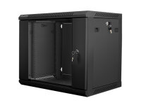 LANBERG 19" 9U 600x450 Wandgehäuse Glastür...