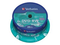 Verbatim DVD-RW Matt Silver 4,7 GB 25 Stück(e)