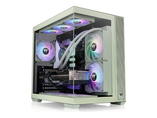 Thermaltake View 380 TG ARGB - Mid tower - ATX - Seitenteil mit Fenster (gehärtetes Glas)