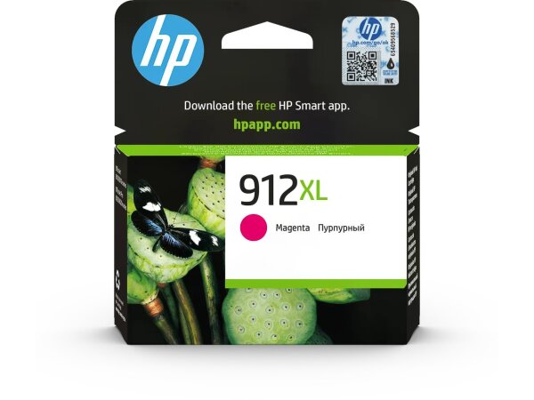 HP 912XL Magenta Original Druckerpatrone mit hoher Reichweite