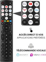 Hisense 55 Zoll 55A6N 4K UHD Dolby Vision HDR VIDAA Smart TV mit YouTube, Netflix, Disney+, Channel + (2024 Modell)