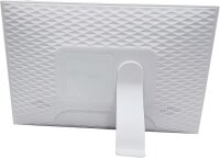 Denver PFF-1012W Digitaler Wi-Fi Bilderrahmen – 10 Zoll HD IPS Touchscreen, Integrierte FRAMEO Software, Einfache Smartphone-Anbindung, Multimedia-Display, Weiß