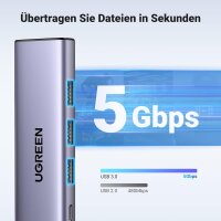 UGREEN Revodok 5-in-1 4K HDMI USB-C Hub mit 3x USB-A 3.0