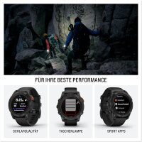 Garmin Fenix 7X Pro Solar (26mm) schwarz/schiefergr