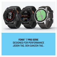 Garmin Fenix 7X Pro Solar (26mm) schwarz/schiefergr