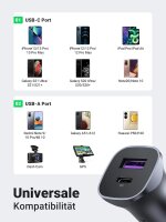 UGREEN A+C Dual-Port Car Charger PD30W+SCP22.5W