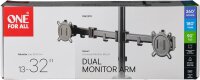 One for All Monitor Halterung Smart Dual Black         DM 2210