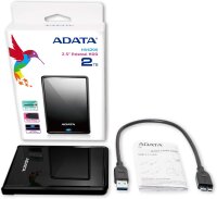 ADATA Externe HDD HV620S     2TB 2.5 VALUE Black