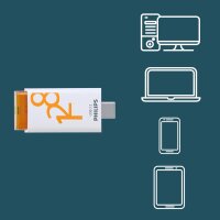 Philips USB 3.2            128GB Click Series Gen 1 USB-C