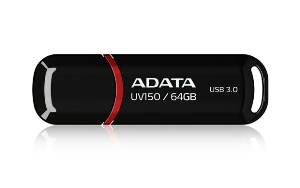 ADATA 64GB DashDrive UV150 USB-Stick USB Typ-A 3.2 Gen 1 (3.1 Gen 1) Schwarz