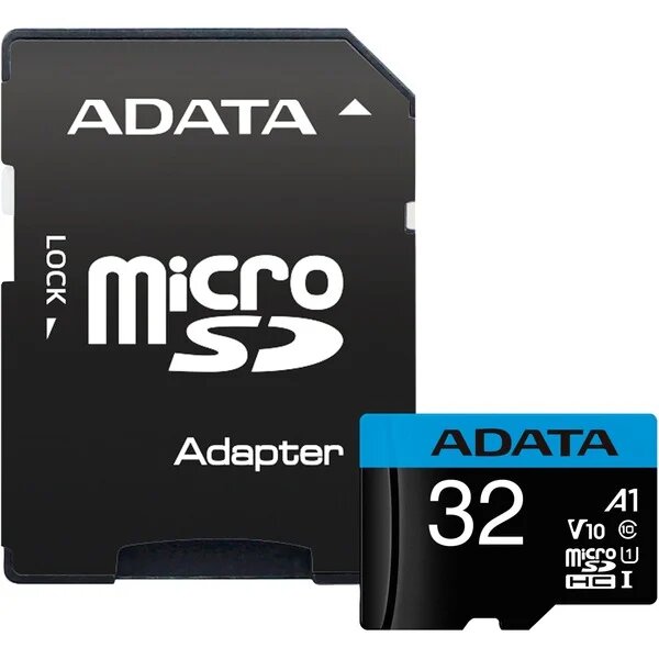 ADATA CARD MICROSDHC        32GB UHS-I CL10 100/20 MB/s W/1 Adap.
