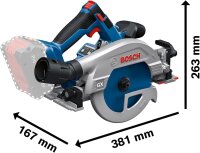 Bosch GKS 18V-57-2 GX L-BOXX Akku-Handkreissäge