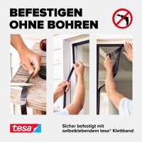 Tesa Fliegengitter Magnetvorhang 1,0x2,20m anthrazit 55394