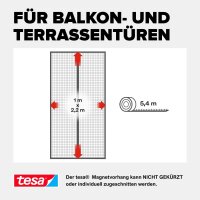 Tesa Fliegengitter Magnetvorhang 1,0x2,20m anthrazit 55394