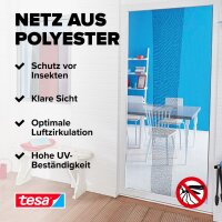 Tesa Fliegengitter für Türen 2 Stück 0,65x2,20m schw. 55389