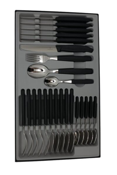 Victorinox V-6.78 33.24 Swiss Classic 24-tlg. Besteck Set, schwarz