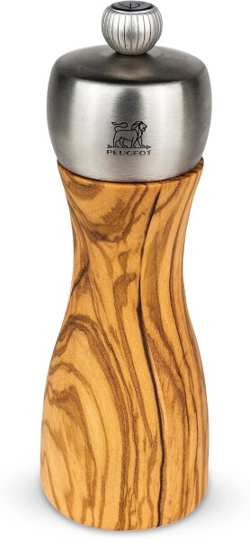 Peugeot Fidji Pfeffermühle 15 cm Olivenholz und Edelstahl
