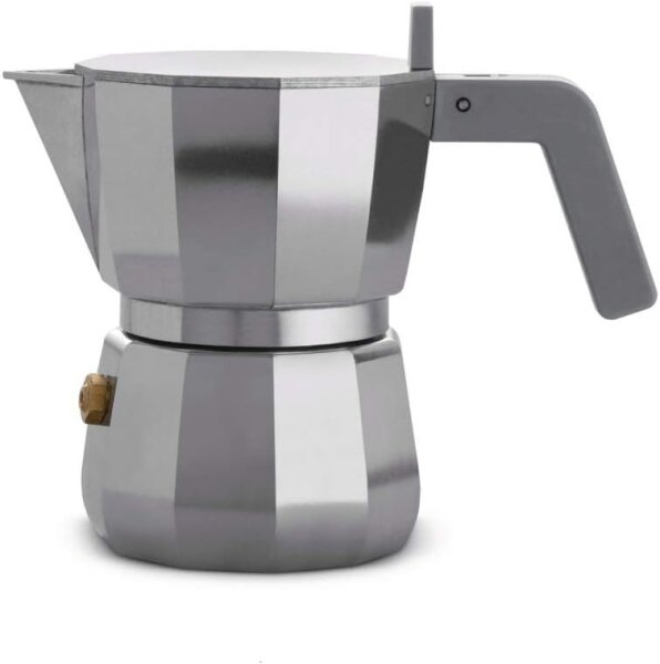 Alessi Mokka Espressomaschine DC06/1 silber
