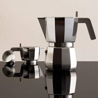 Alessi Mokka Espressomaschine DC06/1 silber