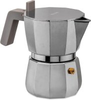 Alessi Mokka Espressomaschine DC06/1 silber