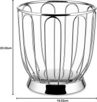 Alessi 370/19 Zitruskorb Edelstahl